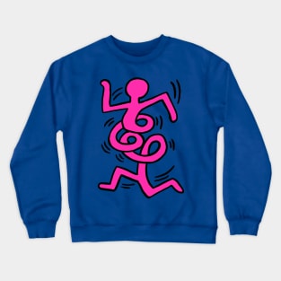 Artwork Purple Man Crewneck Sweatshirt